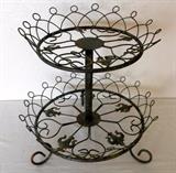 2 Tier Metal Decorative Stand