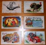 Antique Thanksgiving and Halloween Postcards