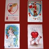 Antique Valentines Post Cards