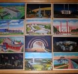 Colorful Art Deco Postcards