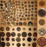 This is a small sample of the HUGE Selection of Great Antique and Vintage Metal Buttons available