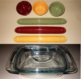 Olive Dish Set and sample of the nice serving pieces available