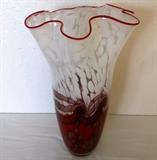 Large and Very Attractive Murano Type Cased Glass Vase