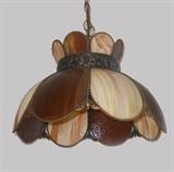 Vintage Glass Hanging Lamp