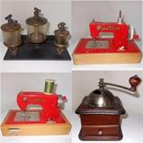 The D.T. Williams Valve Co. Valves-Cool Steampunk Piece, 2 KAYanEE Child's Sewing Machines and Antique Coffee Grinder