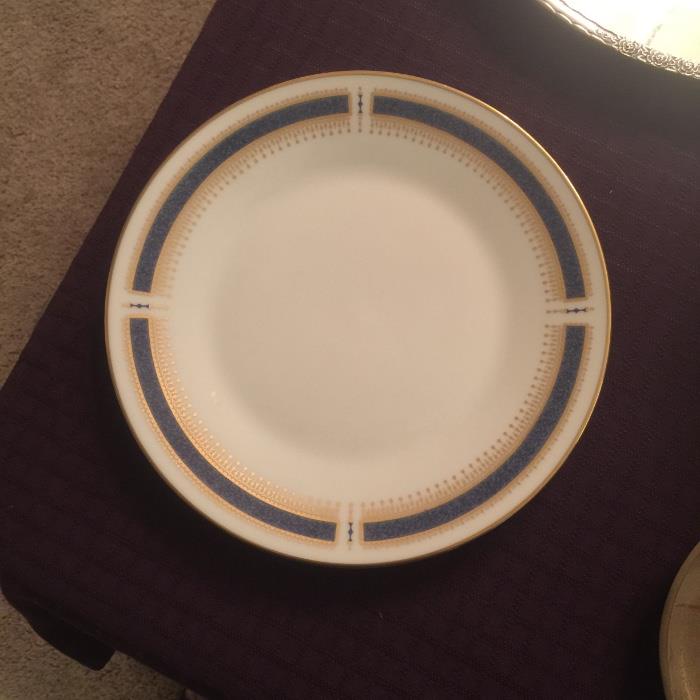 Noritake "Blue Dawn" pattern 12 place settings, and all serving pieces.  Mint condition no chips or crazing!