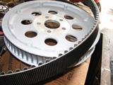 Pulleys and belt for belt drive Harley's 