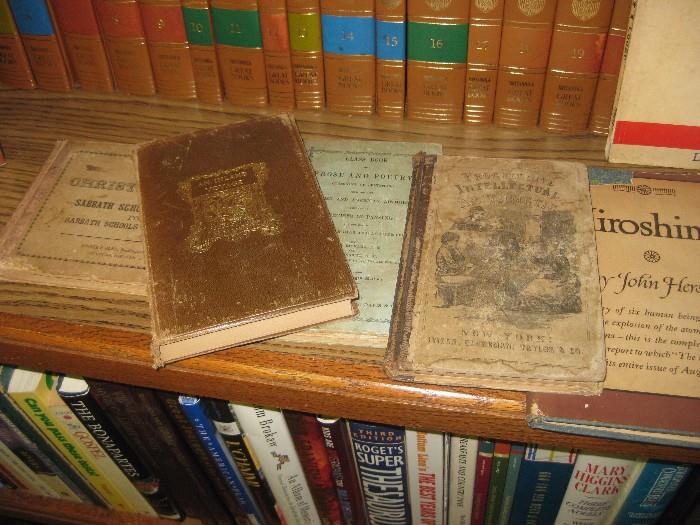 antique school books