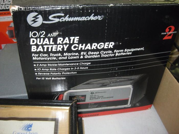 battery charger in box