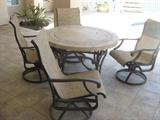 patio table and chairs