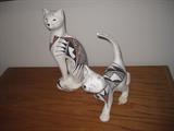 Acona Pottery cats