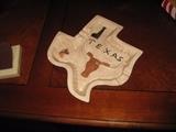 Vintage Texas Longhorn ceramic tray