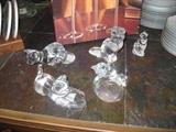Baccarat figurines