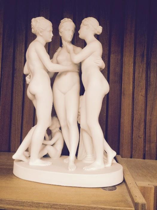 Porcelain Figure of Three Graces 1920's