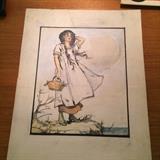 1 of Many Illustrations By Eethel Hellen Claussen, Commercial Illustrator in Early 1900's