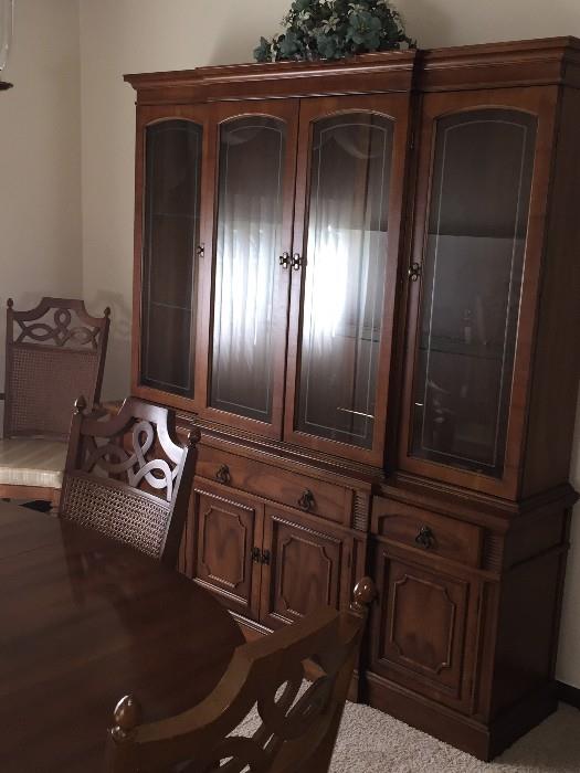 FOUR DOOR CHINA CABINET