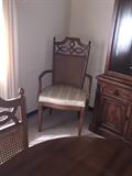 CANE BACK DINING ROOM CHAIR