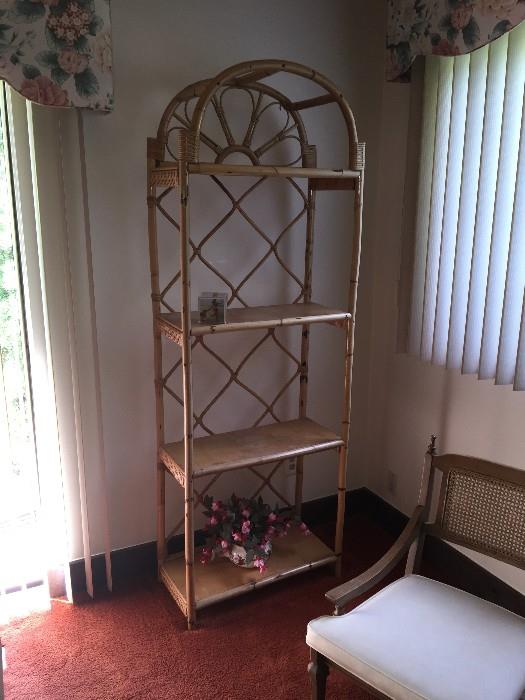 TALL BAMBOO BOOKSHELF