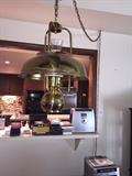 BRASS HANGING LAMP