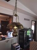 BRASS HANGING LAMP