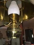 VINTAGE BRASS HANGING LAMP