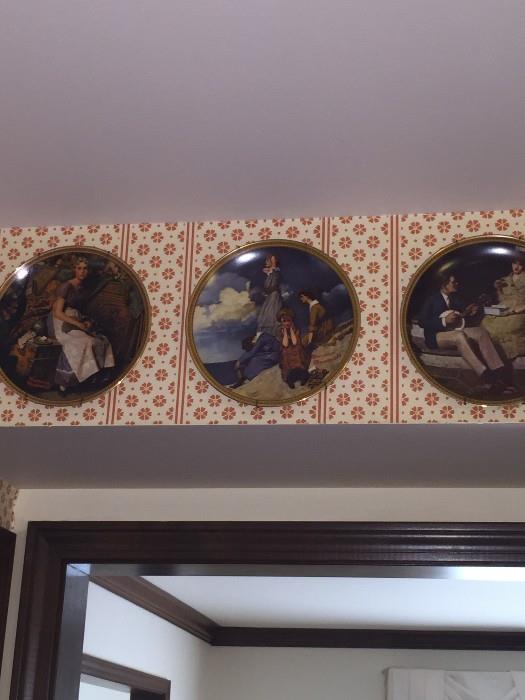NORMAN ROCKWELL DECORATIVE PLATES