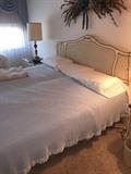 DREXEL FRENCH PROVINCIAL HEADBOARD AND CRAFTSMATIC 1 MATTRESSES