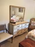 FRENCH PROVINCIAL DRESSER WITH MIRROR