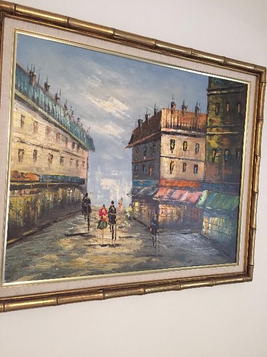 OIL ON CANVAS ( PAINTING )