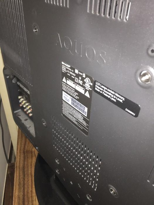 SHARP AQUOS FLATSCREEN TV