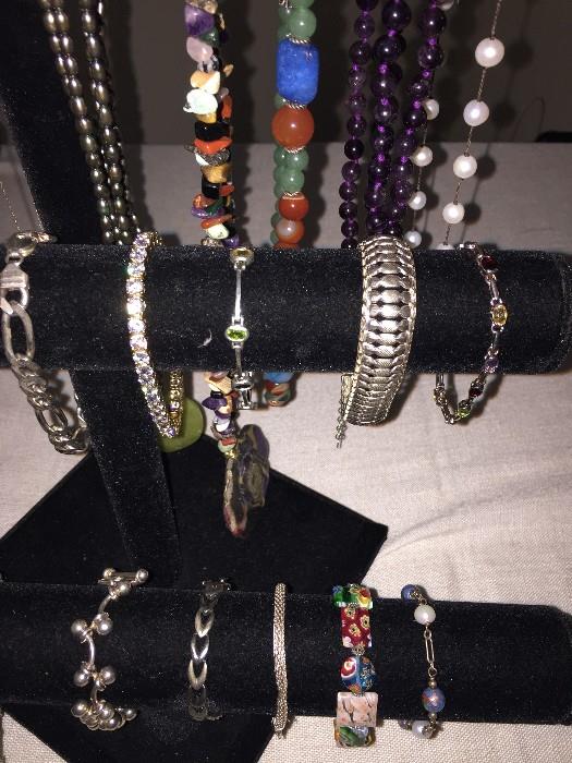 STERLING SILVER BRACELETS
