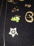 ANTIQUE 14K BROOCHES