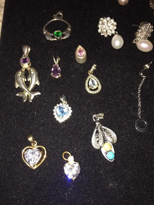STERLING SILVER PENDANTS