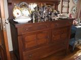 Simply outstanding Mission Oak sideboard...