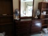 dresser with mirror