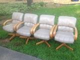 set of four dining/office chairs