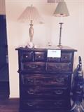 DARK WOOD DRESSER