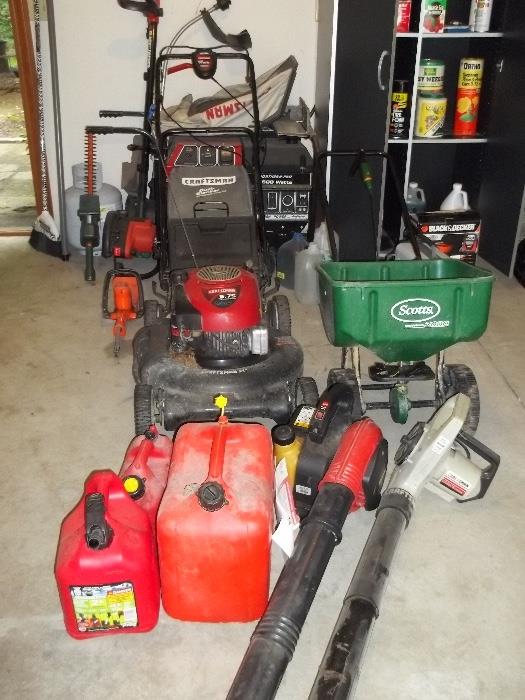 Craftsman mower and blowers