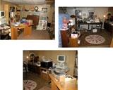 RETRO HOLLYWOOD HEADBOARD, DRESSER & CHEST OF DRAWERS