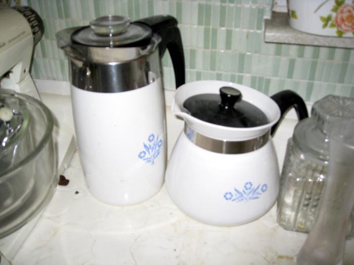 Corning ware coffee pots
