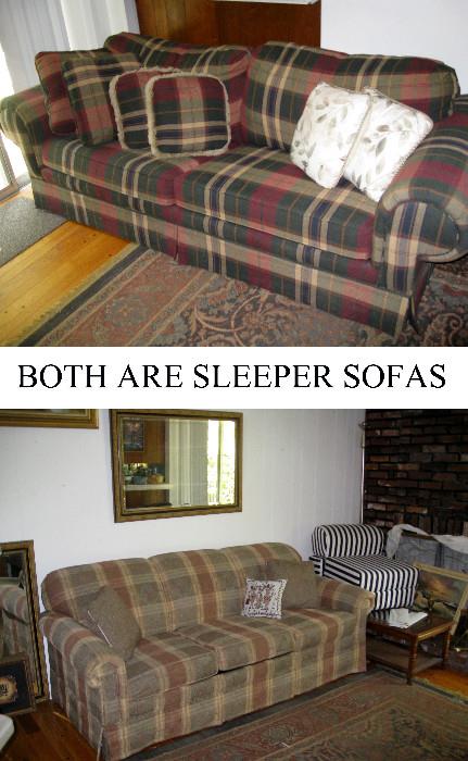 (2) Sleeper sofas