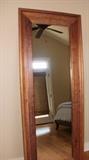 large framed mirror