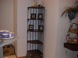 Corner Baker's Rack & Home Decor