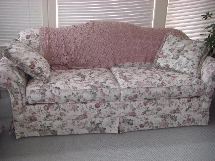 Floral Sofa (2 marching Love Seats)