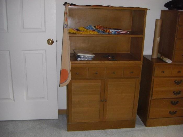 Maple Dresser & Book Shelf (2 pieces)