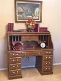 Beautiful Roll Top Desk - and we have the keys