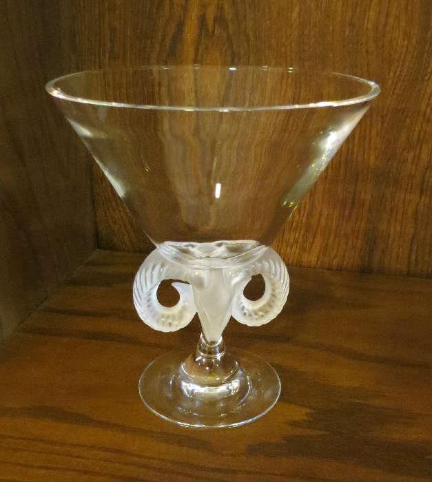 Absolutely Gorgeous Lalique Ram Aries Compote
