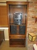 One Very nice Sony Sound system with everything, Phonograph, am/fm cassette with remote control and 5 disc changer working perfect and sounds Fantastic