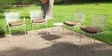 Nice set of 4 outdoor chairs.