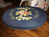 Small needlepoint stool
